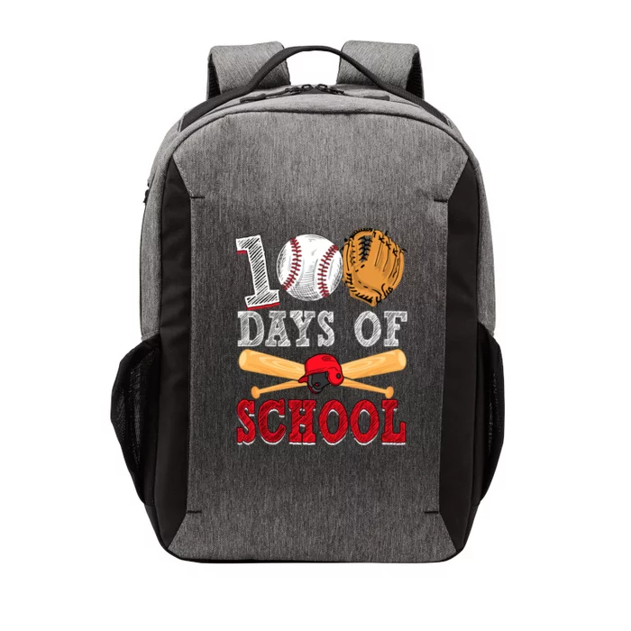 100 Days Of School Baseball Lover Vector Backpack