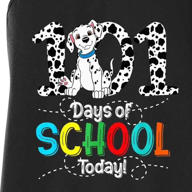 100th Day Of School 101 Days Smarter 100 Women's Racerback Tank