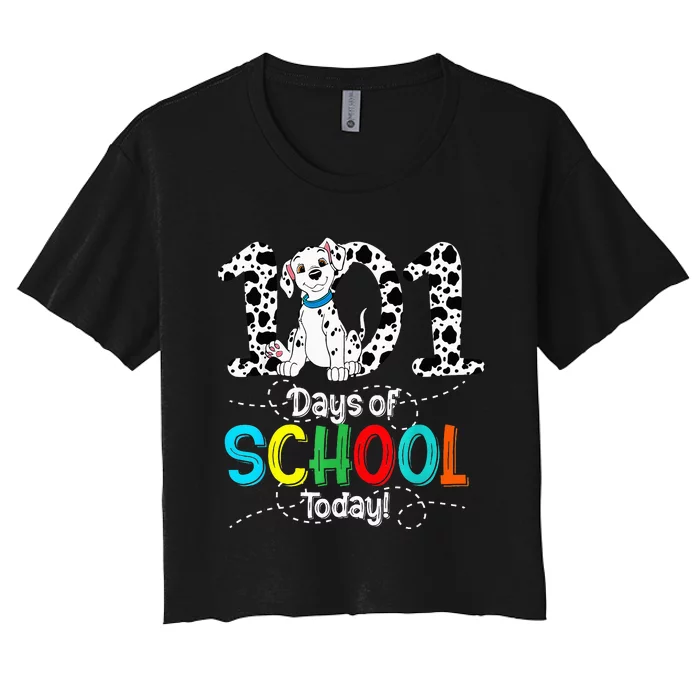 100th Day Of School 101 Days Smarter 100 Women's Crop Top Tee