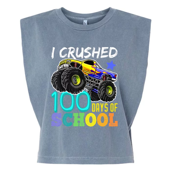 100 Days Of School Teacher Outfit 80s Retro Vintage Student Garment-Dyed Women's Muscle Tee