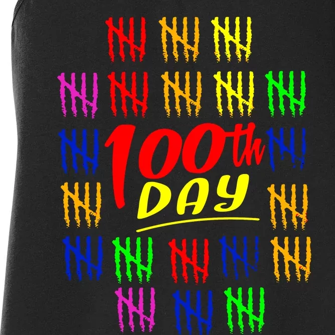 100 Days Of School Women's Racerback Tank