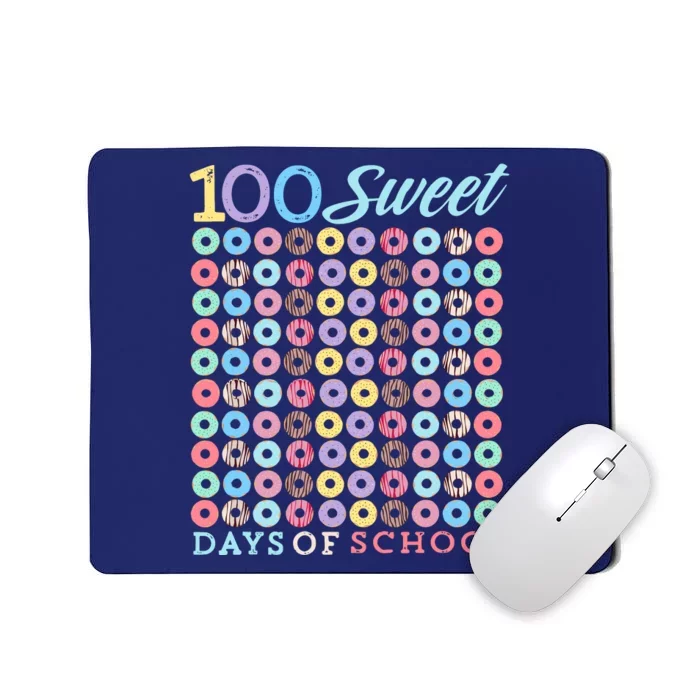 100 Days Of School Donut Cute 100th Day Of School Sweet Mousepad