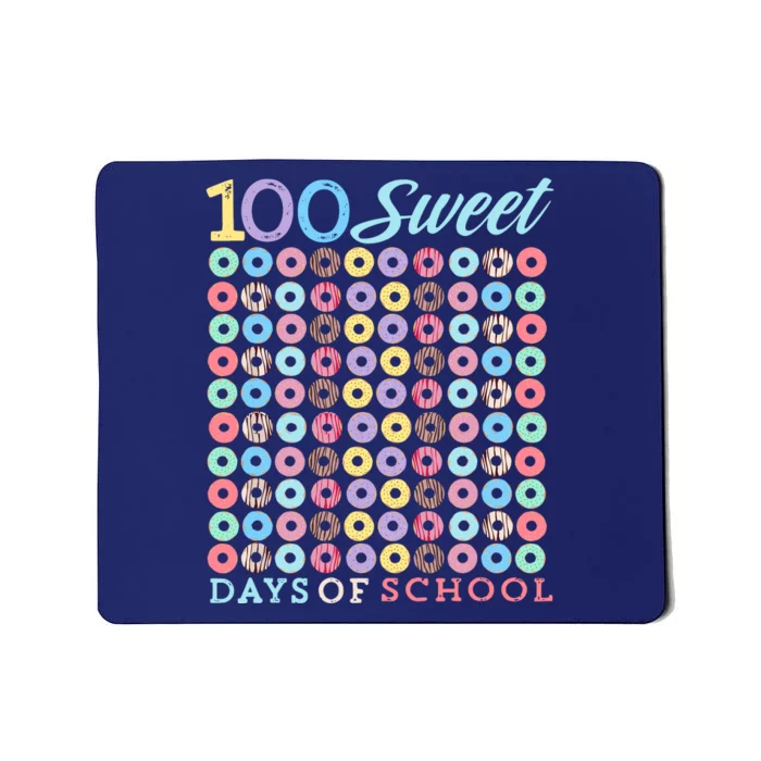 100 Days Of School Donut Cute 100th Day Of School Sweet Mousepad