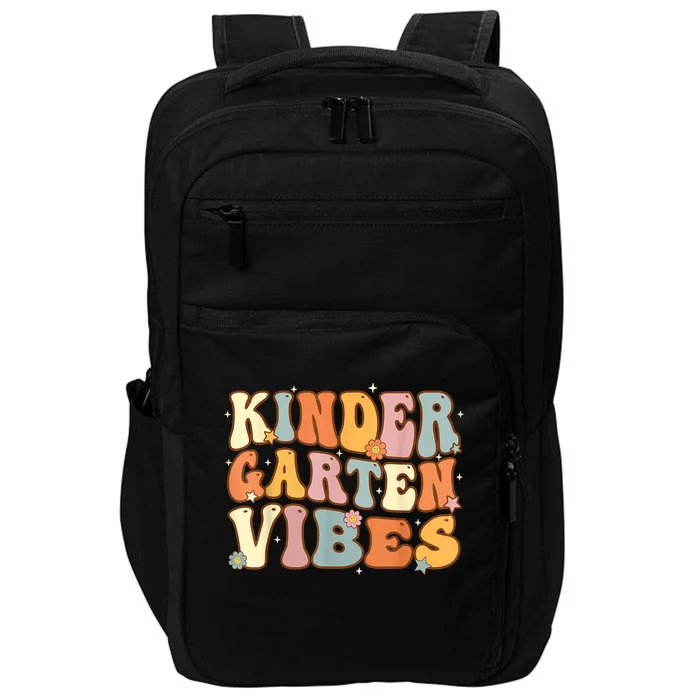 1st Day Of School Kindergarten Vibes Student Teacher Impact Tech Backpack