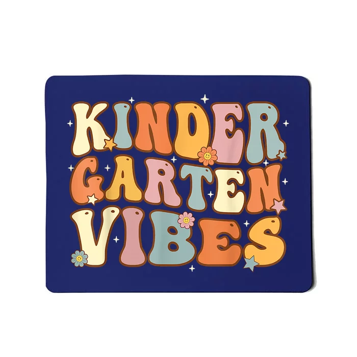 1st Day Of School Kindergarten Vibes Student Teacher Mousepad