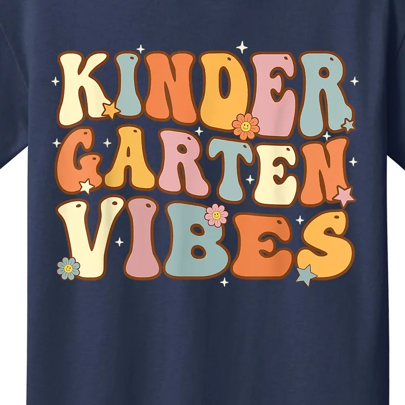 1st Day Of School Kindergarten Vibes Student Teacher Kids T-Shirt