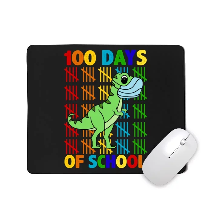 100 Days Of School Trex Quarantine Mousepad