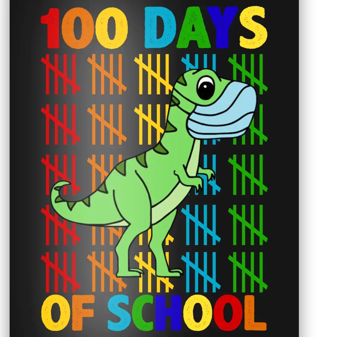 100 Days Of School Trex Quarantine Poster