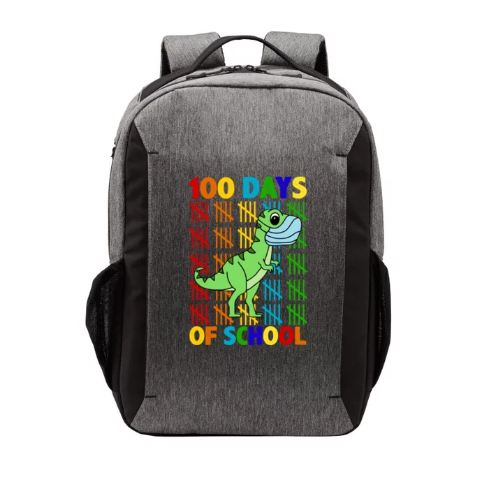 100 Days Of School Trex Quarantine Vector Backpack