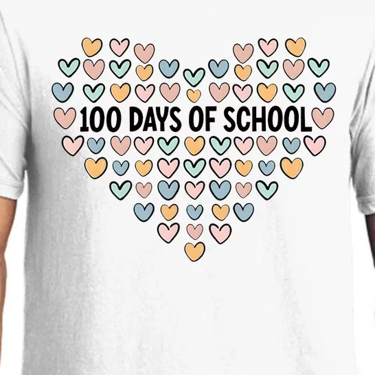 100 Days Of School Heart Celebrate 100th Day Pajama Set