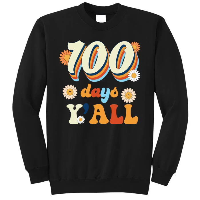 100 Days Of School Retro Sunflower Sweatshirt