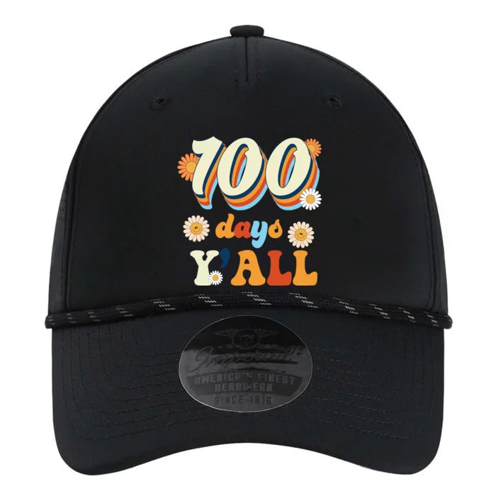 100 Days Of School Retro Sunflower Performance The Dyno Cap