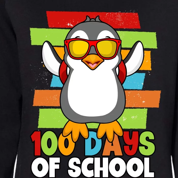 100 Days Of School Costume Penguin 100th Day Great Gift Womens California Wash Sweatshirt