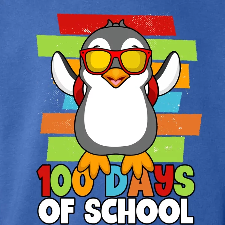 100 Days Of School Costume Penguin 100th Day Great Gift Toddler Hoodie