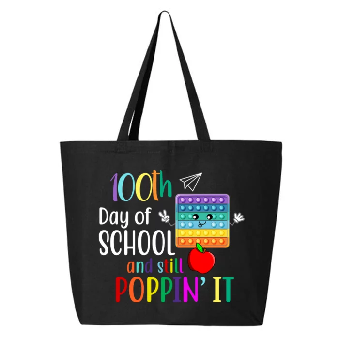 100th Day Of School And Still Poppin' It 25L Jumbo Tote