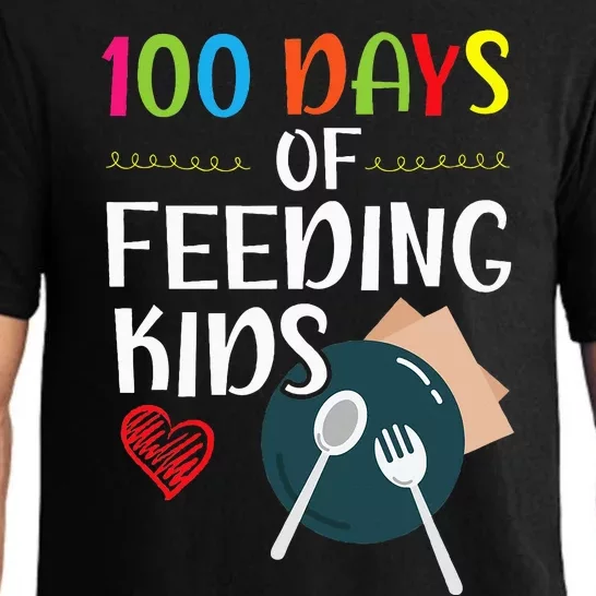 100 Days Of Feeding Lunch Lady School Pajama Set