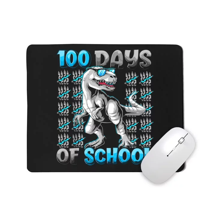 100 Days Of School Trex 100 Days Smarter 100th Day Of School Mousepad