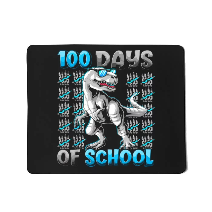 100 Days Of School Trex 100 Days Smarter 100th Day Of School Mousepad