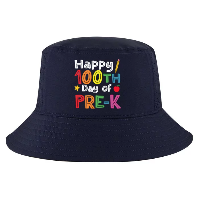 100 Days Of Pre K Teacher And Student Teacher Boy Girl Cool Comfort Performance Bucket Hat