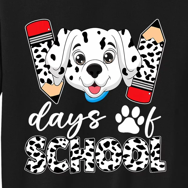 100 Days Of School Dalmatian Dog Sweatshirt