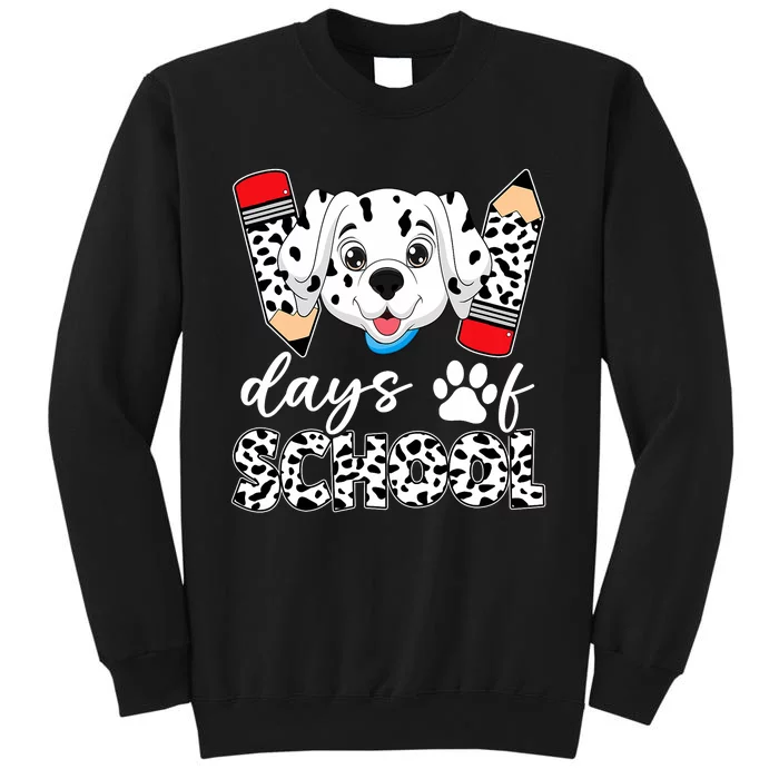 100 Days Of School Dalmatian Dog Sweatshirt