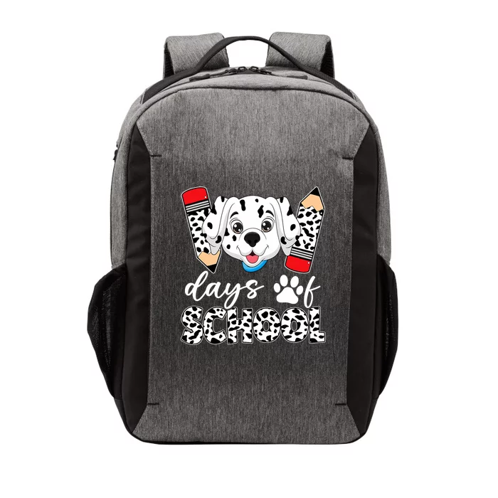 100 Days Of School Dalmatian Dog Vector Backpack