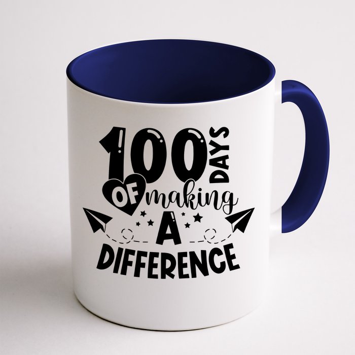 100 Days Of Making A Difference Front & Back Coffee Mug