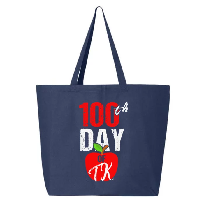 100th Day Of Tk Transitional Kindergarten Teacher 25L Jumbo Tote