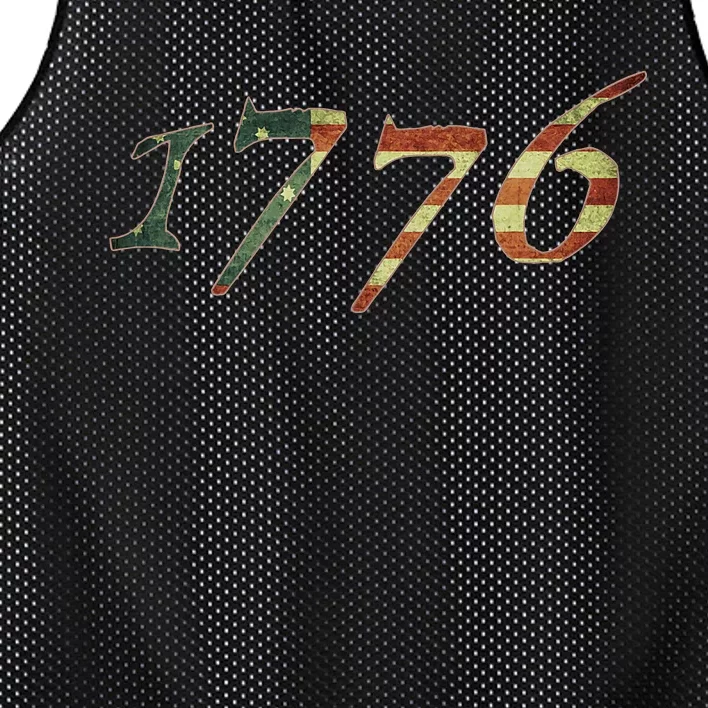 1776 Declaration Of Independence Us Flag Mesh Reversible Basketball Jersey Tank