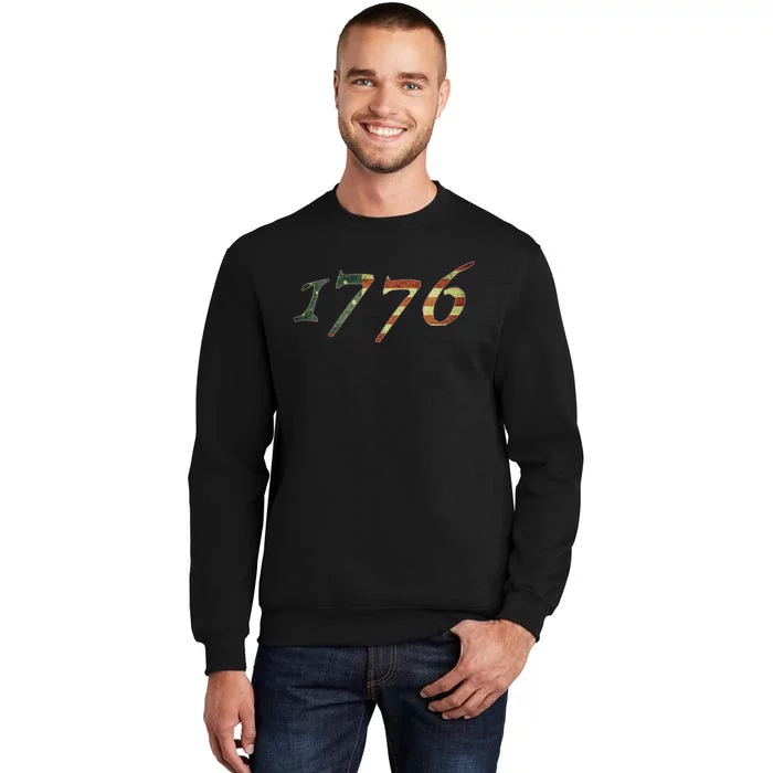 1776 Declaration Of Independence Us Flag Tall Sweatshirt