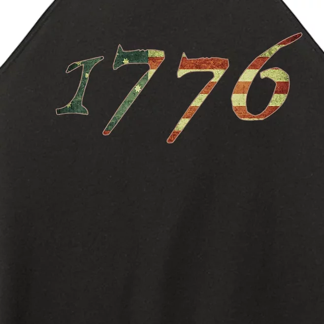 1776 Declaration Of Independence Us Flag Women’s Perfect Tri Rocker Tank