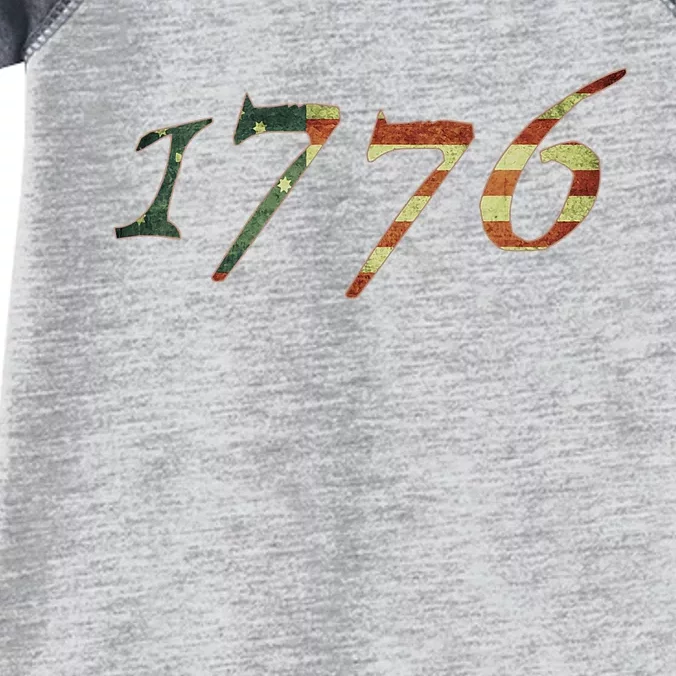 1776 Declaration Of Independence Us Flag Infant Baby Jersey Bodysuit