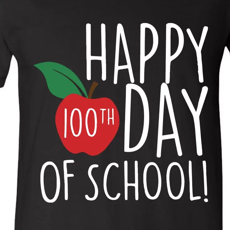 100 Days Of School V-Neck T-Shirt