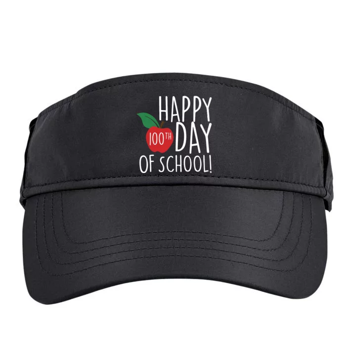 100 Days Of School Adult Drive Performance Visor