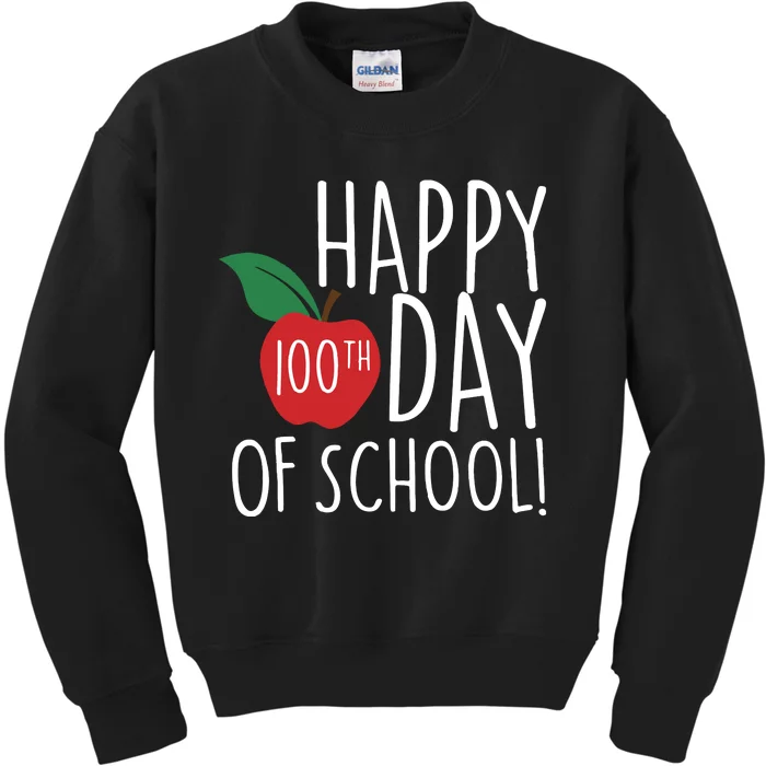 100 Days Of School Kids Sweatshirt