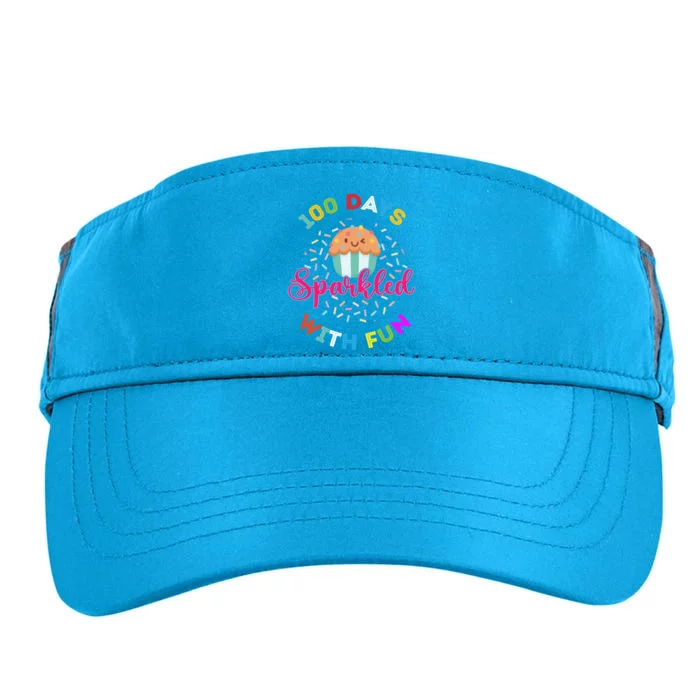 100 Days Or 100 Days Sprinkled With Fun Meaningful Gift Adult Drive Performance Visor