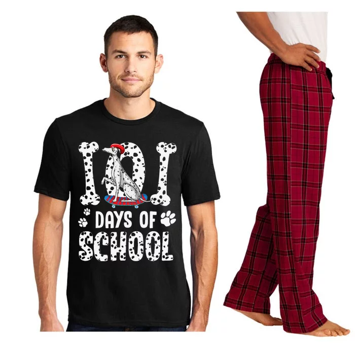 101 Days Of School Dalmatian Skateboard Smarter Pajama Set