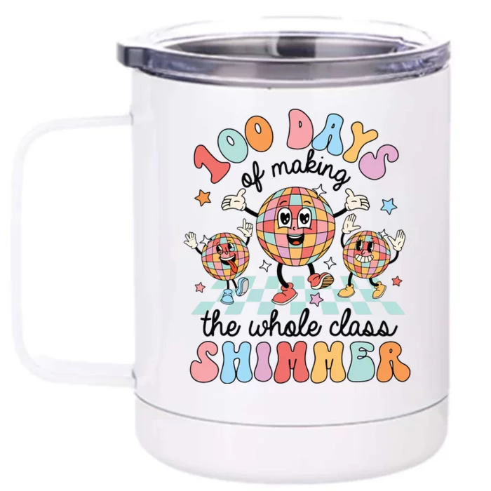 100 Days Of Making Whole Class Shimmer 100 Days Of School Front & Back 12oz Stainless Steel Tumbler Cup