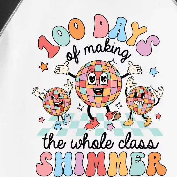 100 Days Of Making Whole Class Shimmer 100 Days Of School Toddler Fine Jersey T-Shirt