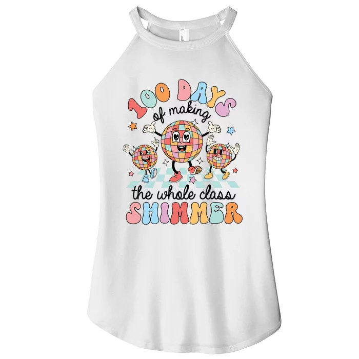 100 Days Of Making Whole Class Shimmer 100 Days Of School Women’s Perfect Tri Rocker Tank