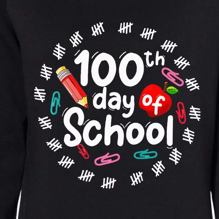 100th Day Of School For Teachers 100 Days Smarter Womens California Wash Sweatshirt