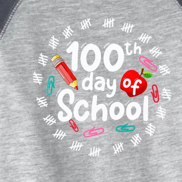 100th Day Of School For Teachers 100 Days Smarter Toddler Fine Jersey T-Shirt