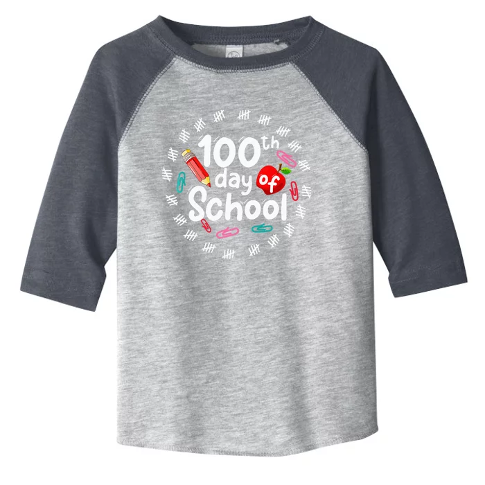 100th Day Of School For Teachers 100 Days Smarter Toddler Fine Jersey T-Shirt