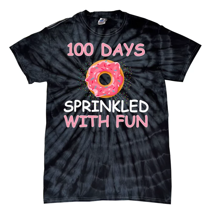 100th Day Of School Tie-Dye T-Shirt