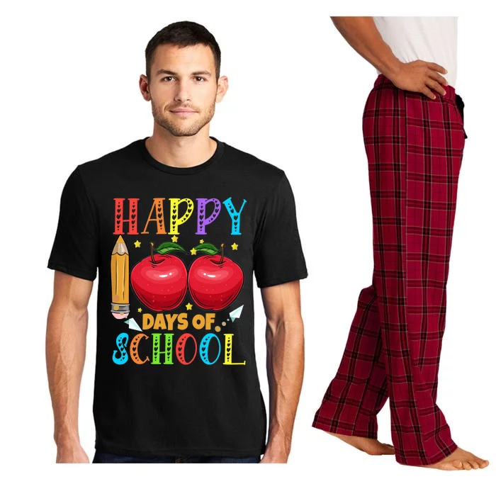 100 Days Of School Teachers Costume 100 Days Students Funny Gift Pajama Set