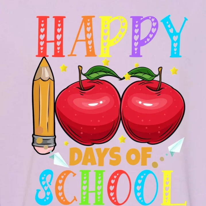 100 Days Of School Teachers Costume 100 Days Students Funny Gift Garment-Dyed Sweatshirt