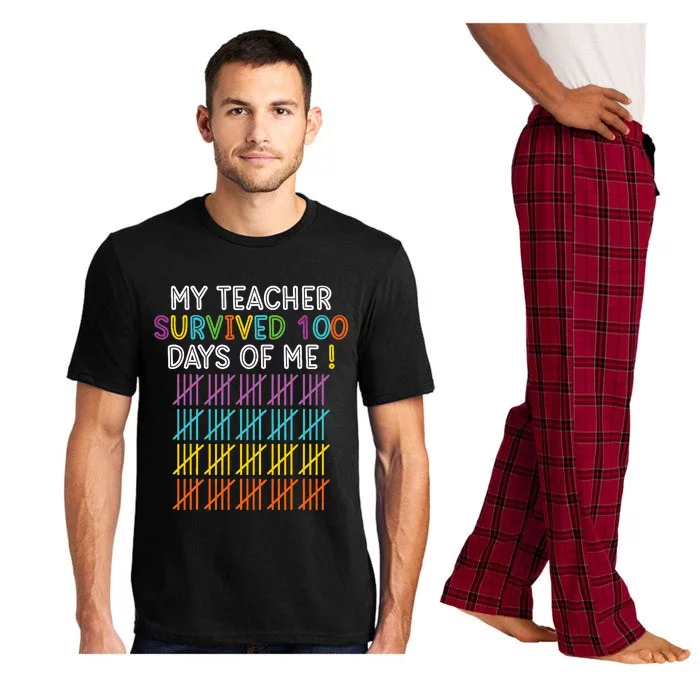 100 Days Of School Happy 100th Day Of School Teacher Student Pajama Set