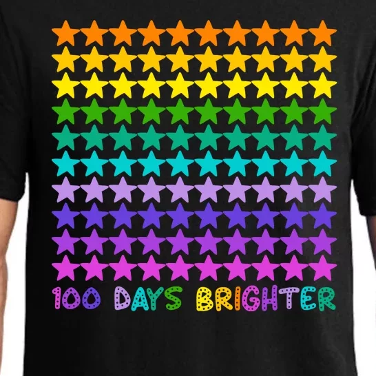 100 Days Of School Brighter Rainbow Star Pajama Set