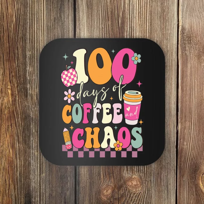 100 Days Of School Coffee Lover 100th Day Of School Teacher Coaster