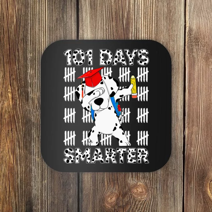 100 Days Of School Dalmatian Dog Boy 100th Day Of School Coaster